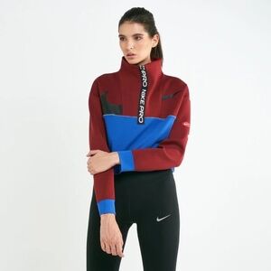 Nike Pro Dri-FIT Get Fit Icon Clash Long Sleeve Half Zip Pullover